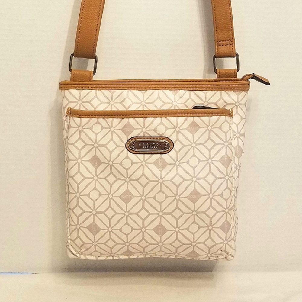 Rosetti tan and cream purse